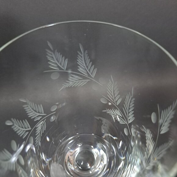 Electra Arcadia Iced Tea Footed Hand Blown Discontinued Glass Goblet Water Wine - Picture 11 of 13